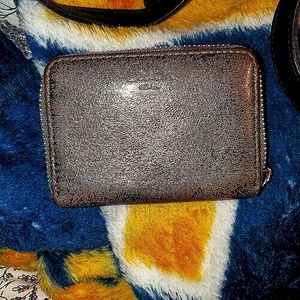Coach Silver Glitter wallet